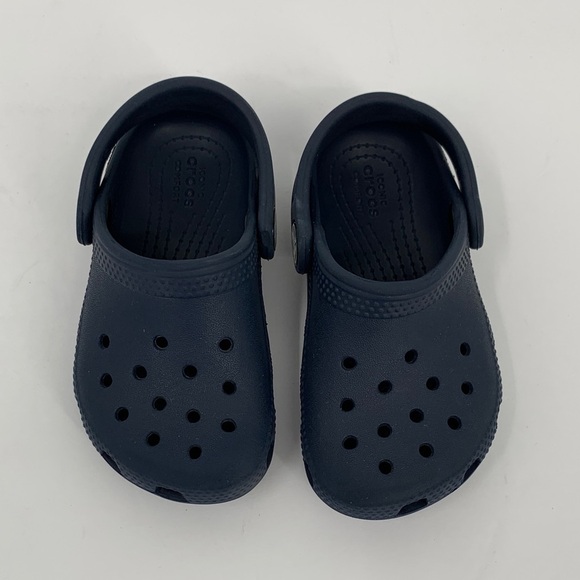 CROCs Classic clog shoe navy marine blue child boys infant baby 7 - Picture 1 of 8